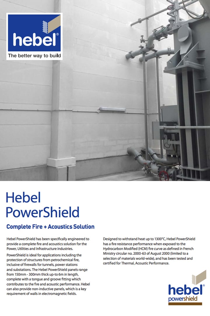 Hebel Powershield - complete fire and acoustic solution