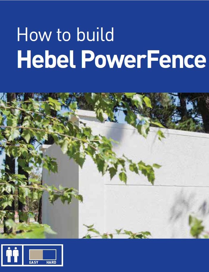 How to build a Hebel PowerFence