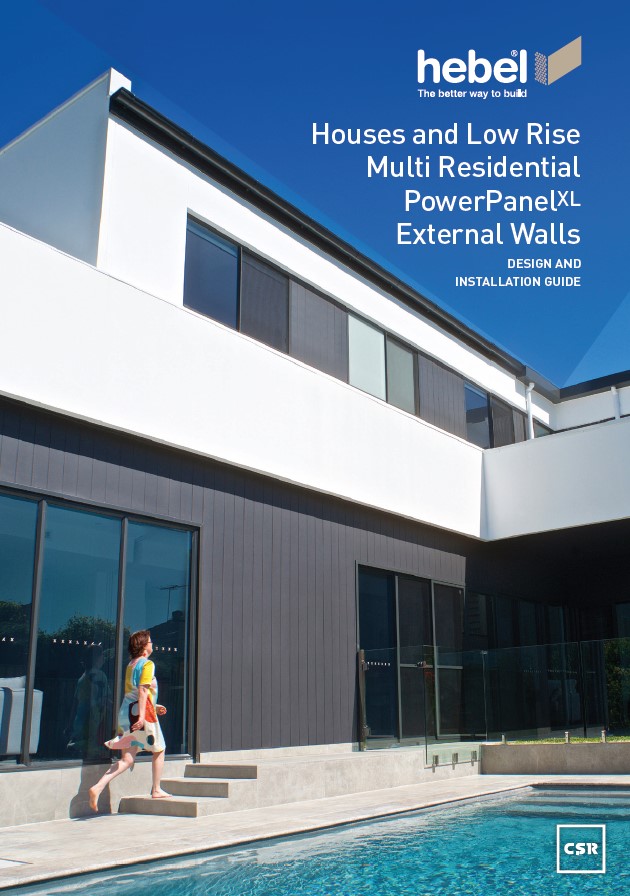 Houses and Low Rise Multi-Residential External Walls PowerPanel<sup></noscript>XL</sup> - Design and Installation Guide