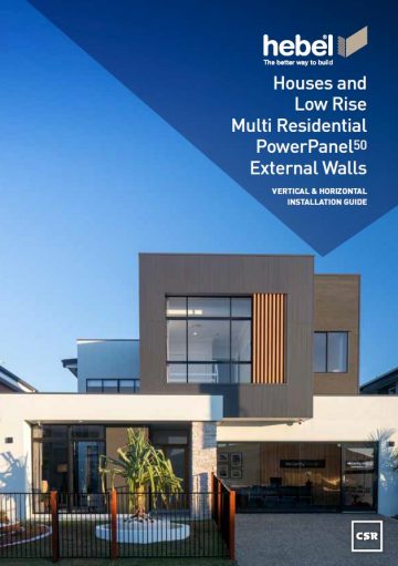 Houses and Low Rise Multi Res PowerPanel50 External Walls D&I Guide