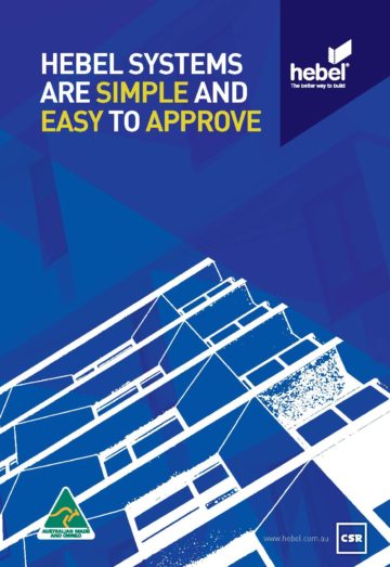 Hebel systems are simple and easy to approve