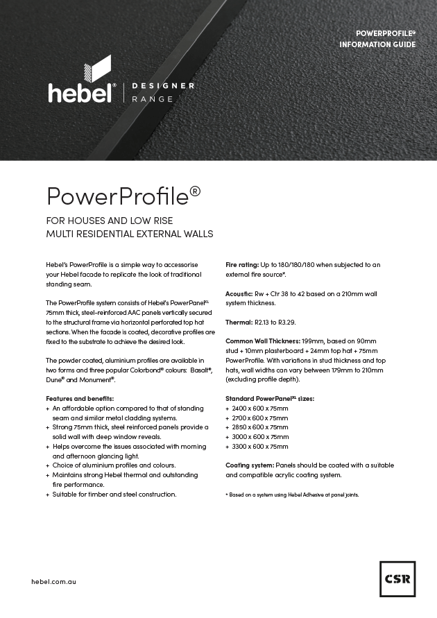 PowerProfile Information Guide