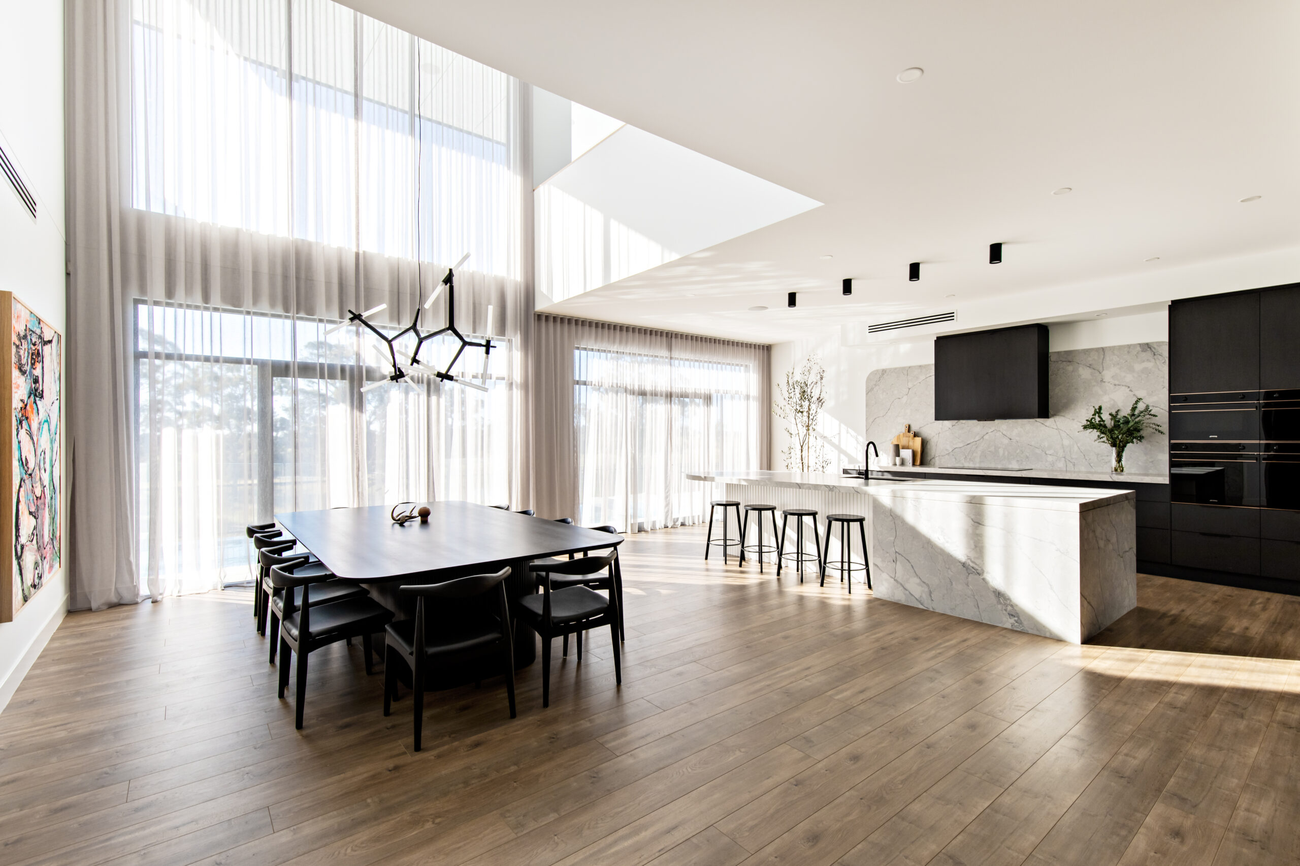 A residential interior featuring Hebel