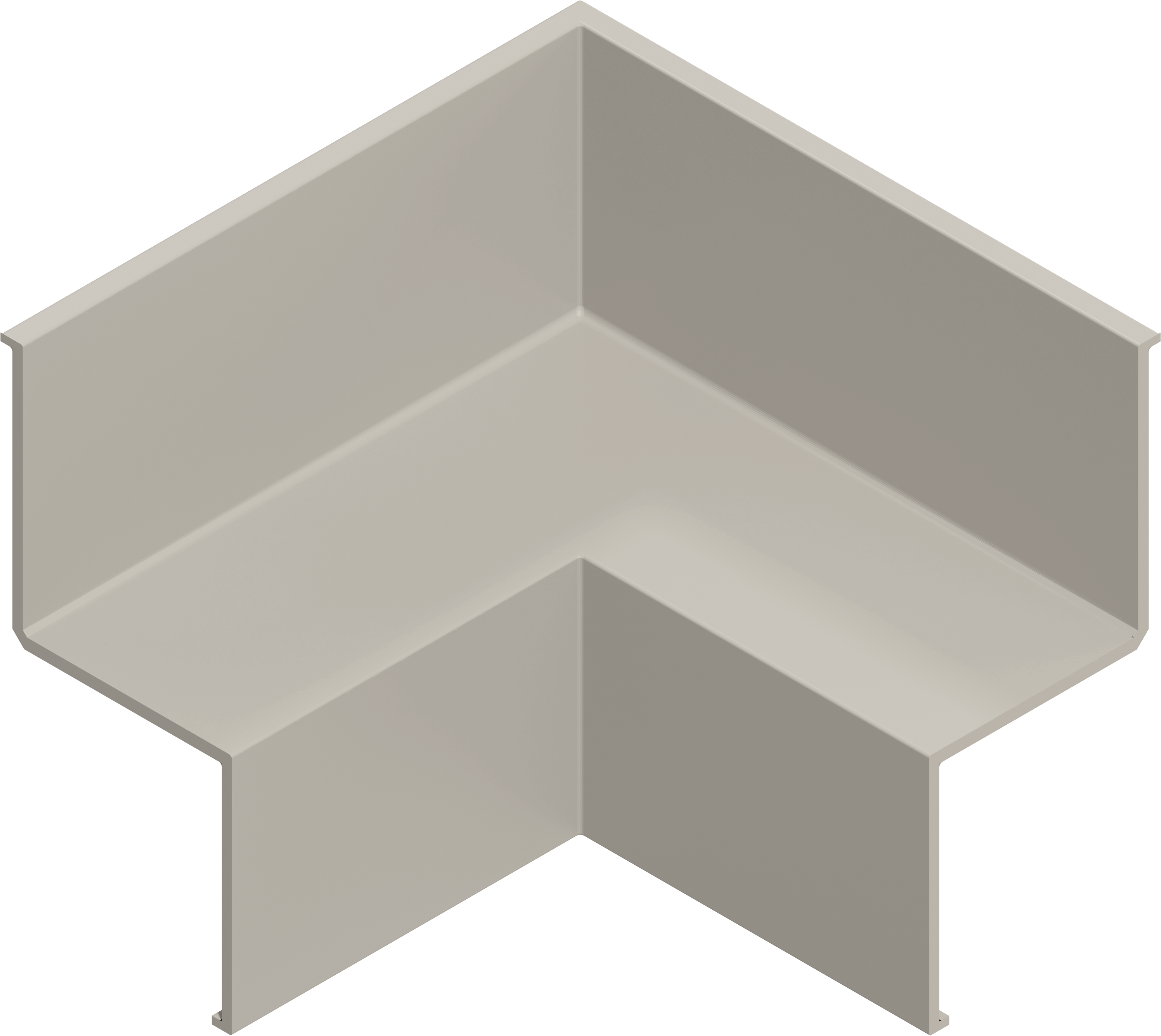 Parapet Internal Corner Joiner Dune