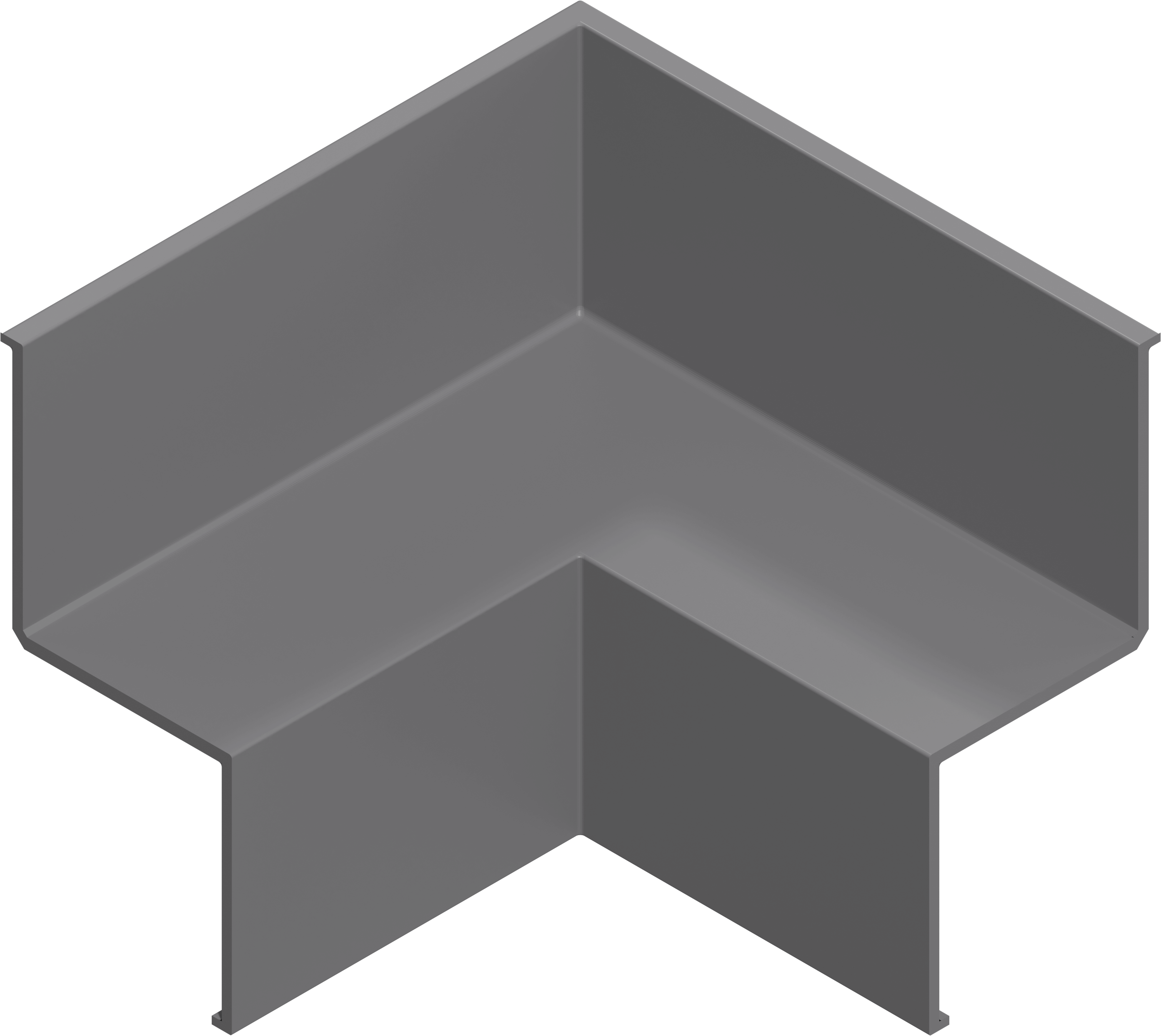 Parapet Internal Corner Joiner Basalt