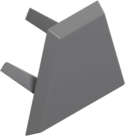 Trapezoidal End Cap Basalt